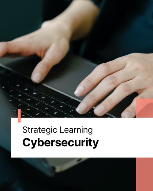 Strategic learning Cybersecurity poster Strategic learning Cybersecurity poster