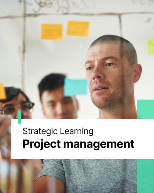 Strategic learning Project management poster