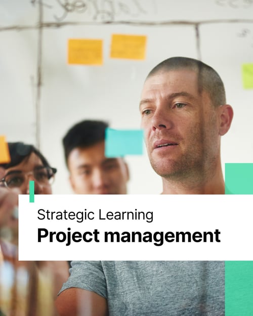 Strategic learning Project management poster Strategic learning Project management poster