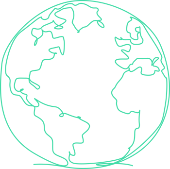 illustration of world globe 